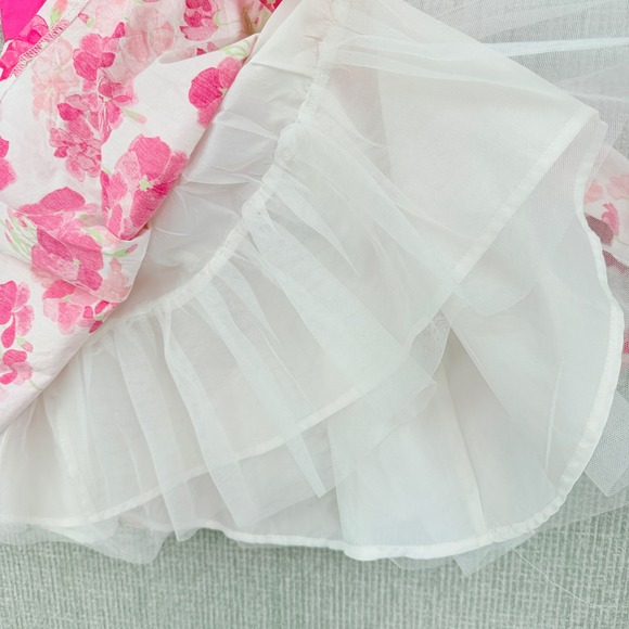 Gymboree Floral Dress Pink White Party Easter Spring Girl Size 5 - Picture 7 of 12